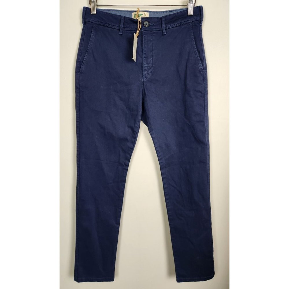 Wellen Men’s Sz. 30x32 Playa Stretch Chinos In Cobalt NWT